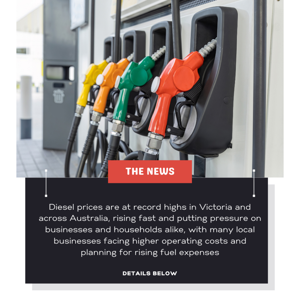 Diesel price increase affecting temporary locksmith fuel surcharge