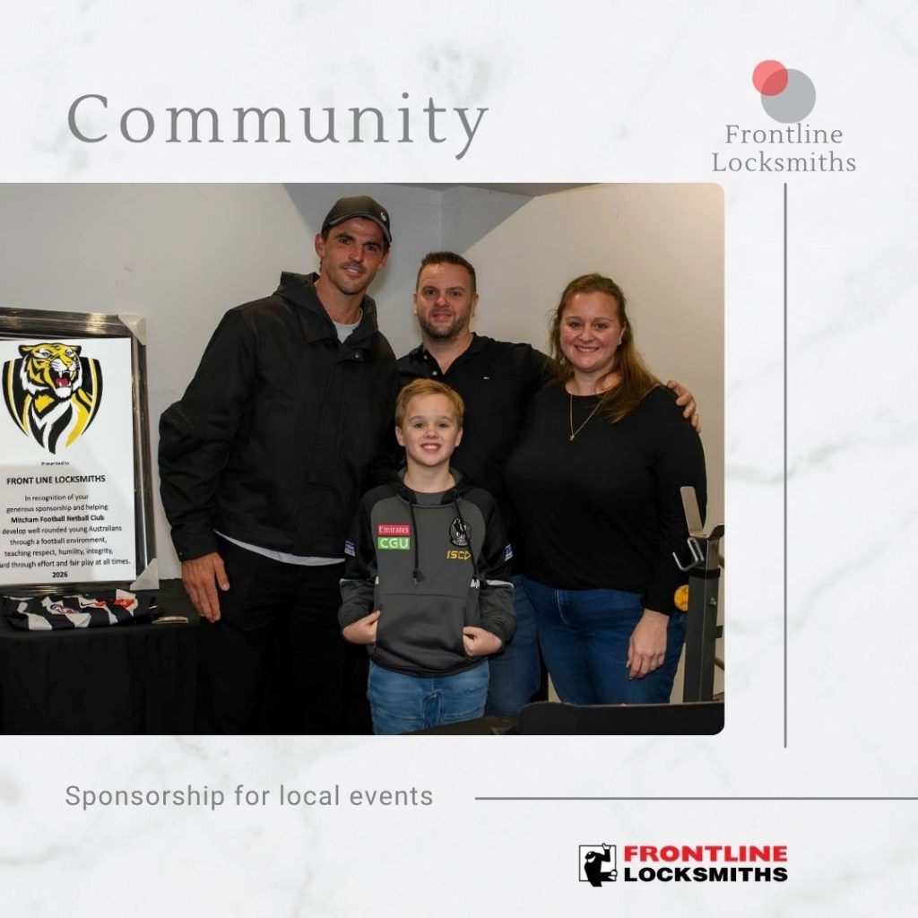 Locksmith Mitcham supporting Mitcham Football Club sponsors