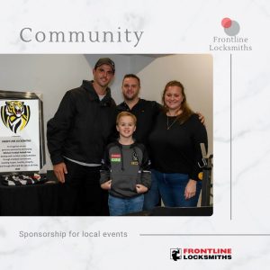 Locksmith Mitcham supporting Mitcham Football Club sponsors