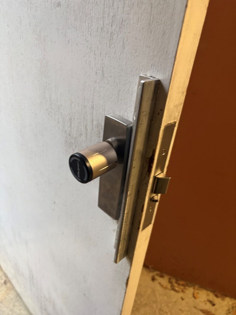 Lionhead digital cylinder lock installed in an apartment block in Glen Waverley by Frontline Locksmiths Melbourne eastern suburbs